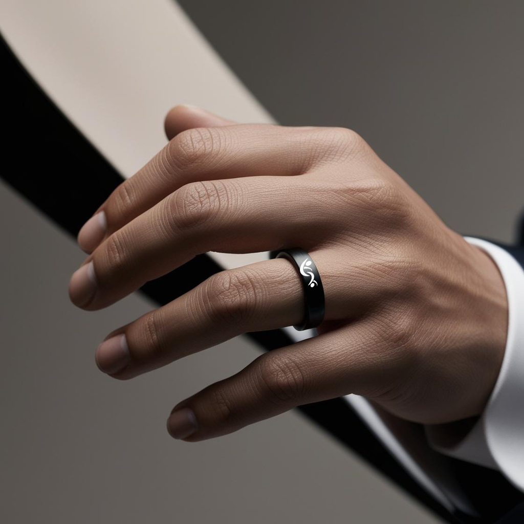 Partners ID Swinger Symbol Ring