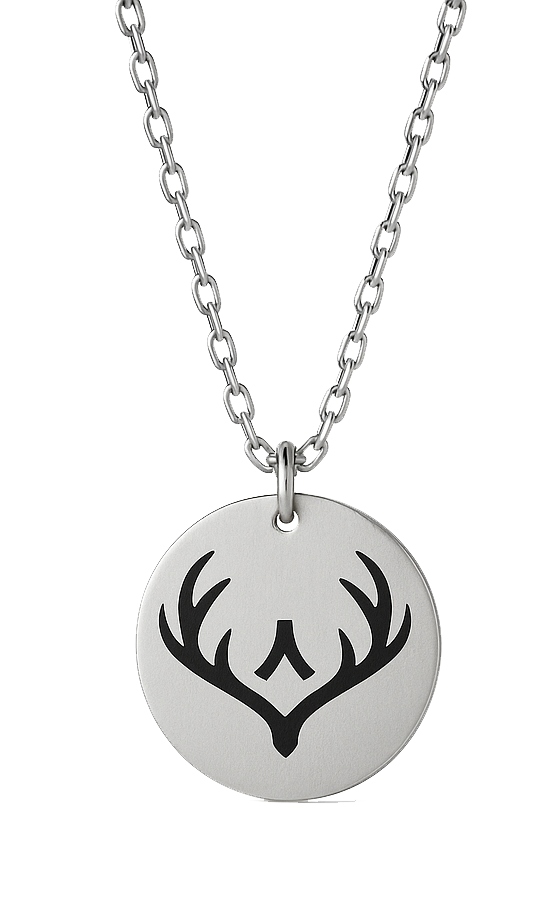 BRAXX pendant for men in silver